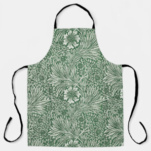 William Morris Ringelblume grün floral Blume Schürze