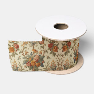William Morris Ringelblume Vintage floral Satinband