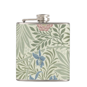 William Morris Rittersporn-Blumen-Wallpaper Flachmann