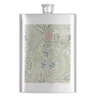 William Morris Rittersporn-Blumen-Wallpaper Flachmann