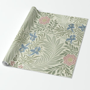 William Morris Rittersporn-Blumen-Wallpaper Geschenkpapier