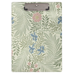 William Morris Rittersporn-Blumen-Wallpaper Klemmbrett