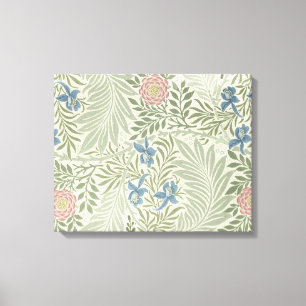 William Morris Rittersporn-Blumen-Wallpaper Leinwanddruck