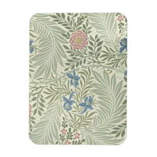William Morris Rittersporn-Blumen-Wallpaper Magnet
