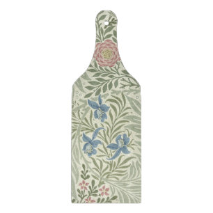 William Morris Rittersporn-Blumen-Wallpaper Schneidebrett