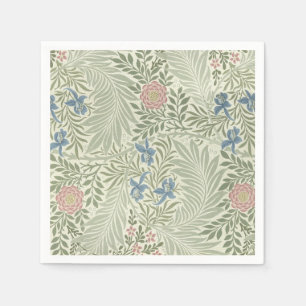 William Morris Rittersporn-Blumen-Wallpaper Serviette