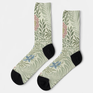 William Morris Rittersporn-Blumen-Wallpaper Socken