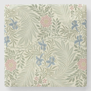 William Morris Rittersporn-Blumen-Wallpaper Steinuntersetzer
