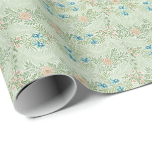 William Morris Rittersporn Geschenkpapier