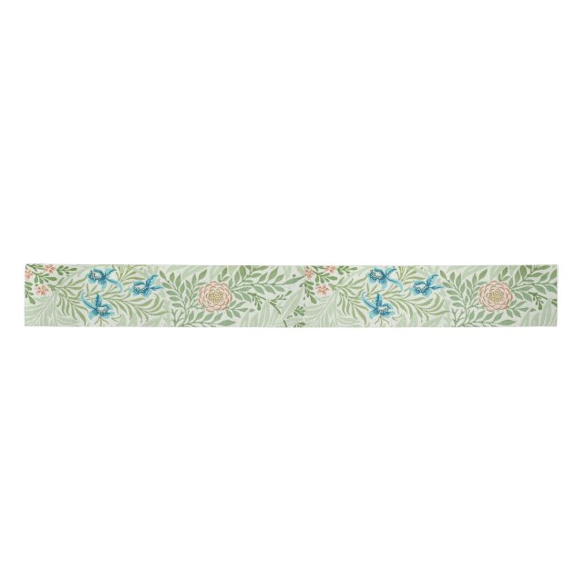 William Morris Rittersporn Satinband (Vorderseite)