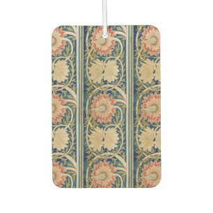 William Morris Rosa Florale Seidenstickerei Antik Autolufterfrischer