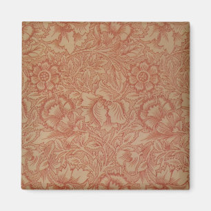 William Morris Rosa Mohnblume Blumen Magnet