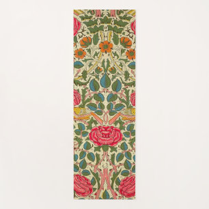 William Morris Rose Floral Chintz Pink Yogamatte