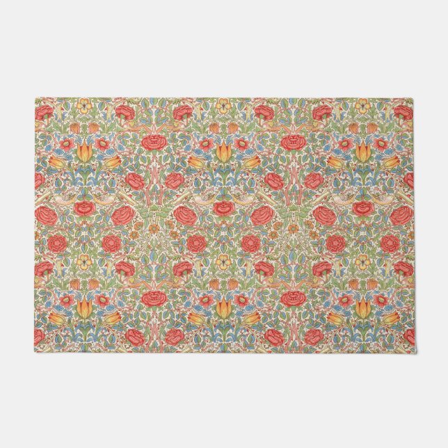 William Morris "Rose" Fußmatte (Vorderseite)
