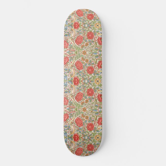 William Morris "Rose" Skateboard (Vorderseite)