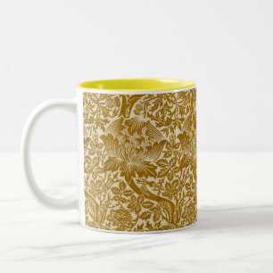 William Morris Rose & Thistle Floral Golden Zweifarbige Tasse