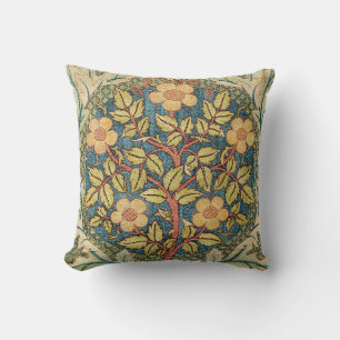 William Morris Rose Wreath Cushion Cover Classic Kissen