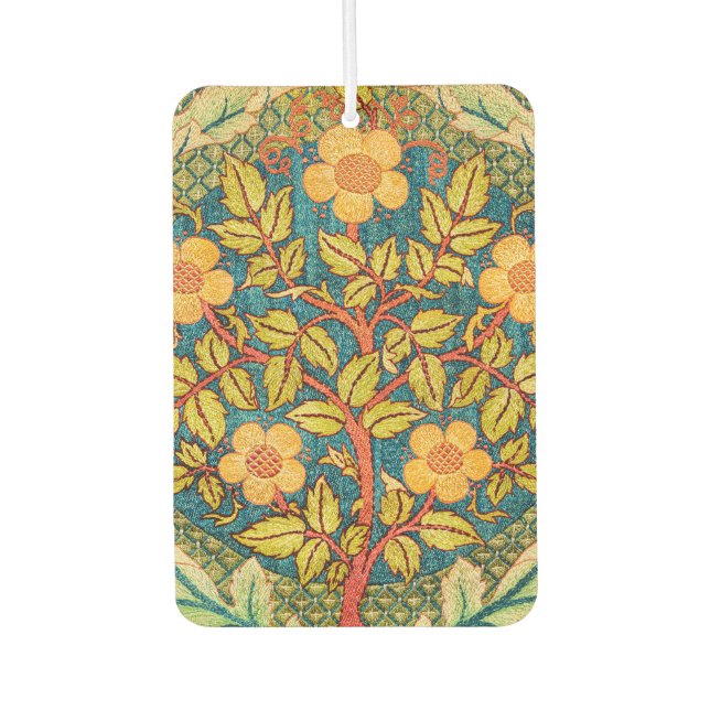 William Morris Rose Wreath: Klassische Künste und  Autolufterfrischer (Vorderseite)