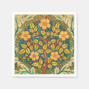 William Morris Rose Wreath: Klassische Künste und  Serviette