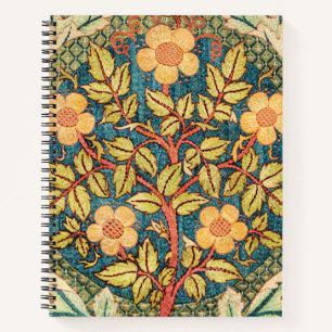 William Morris Rose Wreath Notizbuch