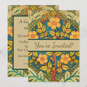 William Morris Rosenkranz: Klassische Kunst & Hand Einladung