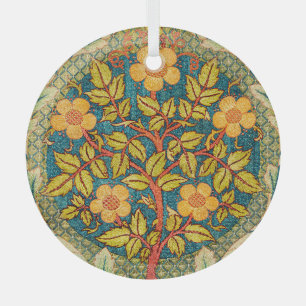 William Morris Rosenkranz: Klassische Kunst & Hand Ornament Aus Glas