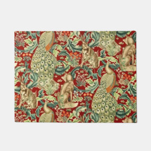 William Morris Rotwandwald Fußmatte