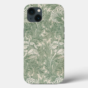 William Morris Sage Grünes Tulpenmuster: Vintage Case-Mate iPhone Hülle