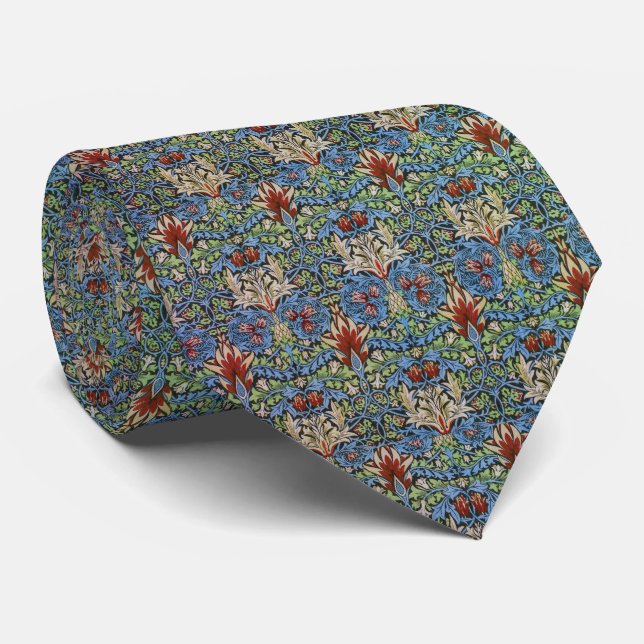 William Morris Schachblume Krawatte (Gerollt)