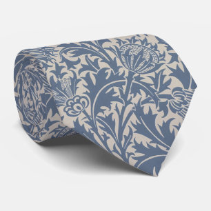 William Morris Schieferblauer Distel Tapete Krawatte