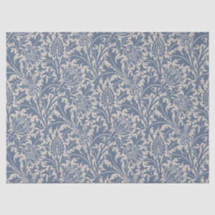 William Morris Schieferblauer Distel Tapete Seidenpapier