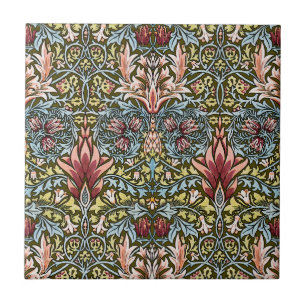 William Morris Schlangenkopf-Blumenmuster Fliese