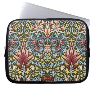 William Morris Schlangenkopf-Blumenmuster Laptopschutzhülle