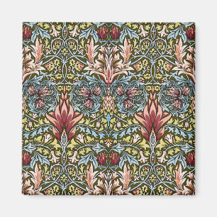 William Morris Schlangenkopf-Blumenmuster Magnet