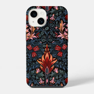 William Morris Schlangenkopf-Dunkel-Muster iPhone 14 Hülle