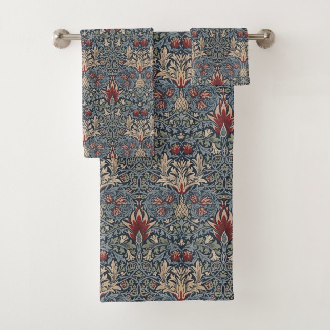 William Morris: Schlangenkopfhandtuch-Set Badhandtuch Set (Insitu)