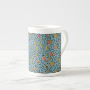 William Morris Schöne Blätter Farbige Früchte Prozellantasse