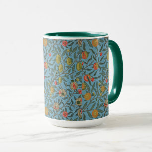 William Morris Schöne Blätter Farbige Früchte Tasse