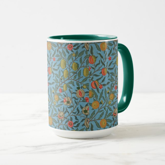 William Morris Schöne Blätter Farbige Früchte Tasse (VorderseiteRechts)