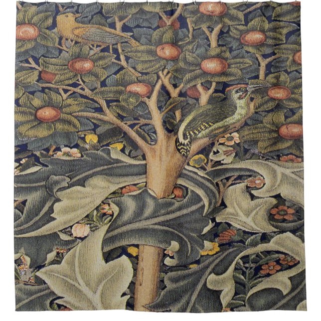 William Morris schöne Jugendstil-Arbeit Duschvorhang (Vorderseite)