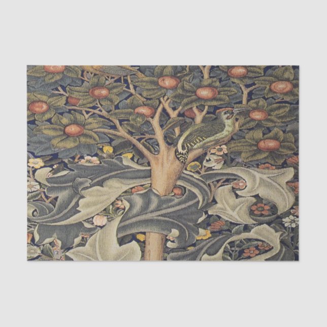 William Morris schöne Jugendstilarbeit, William Seidenpapier (Vorderseite)