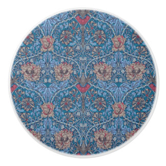 William Morris, schönes, blumengeschmücktes Muster Keramikknauf