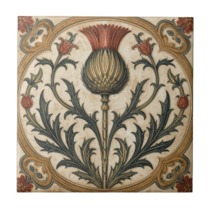 William Morris Schottische Distel altmodisch flora Fliese