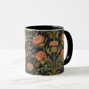 William Morris Schottische Distel vintage floral Tasse