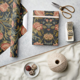William Morris Schottischer Distel vintage floral Geschenkpapier