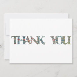 WILLIAM MORRIS SCHRIFTART DANKESKARTE