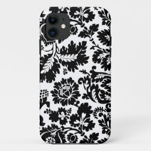 William Morris Schwarz-Weiß-Venezianisches Blumenm Case-Mate iPhone Hülle