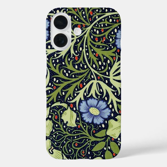 William Morris Seaweed Antike Blume Case-Mate iPhone Hülle (Rückseite)