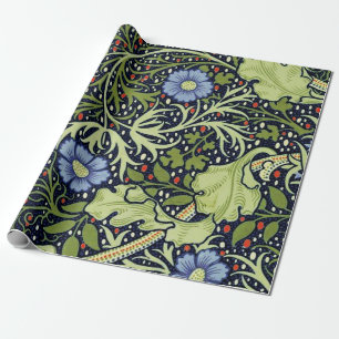 William Morris Seaweed Antike Blume Geschenkpapier