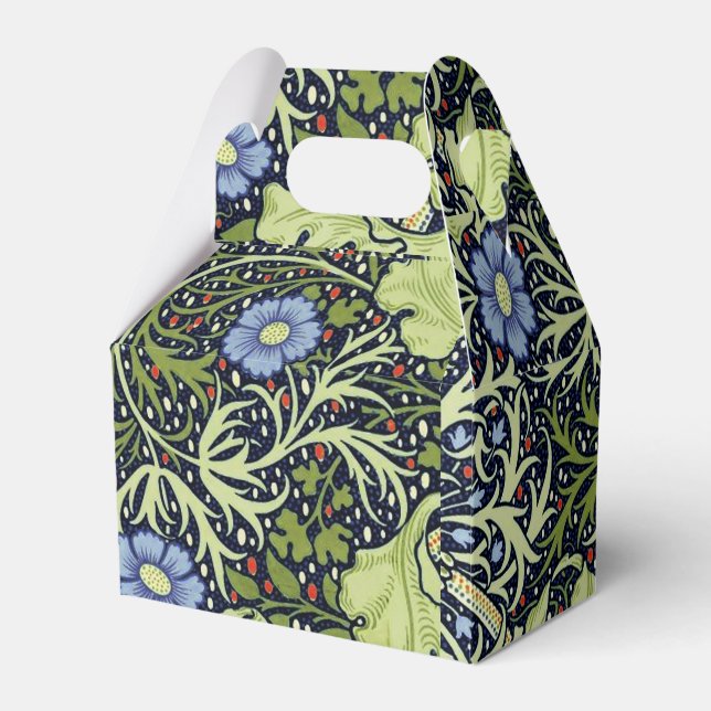 William Morris Seaweed Antike Blume Geschenkschachtel (Vorderseite)
